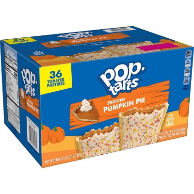 Pop-Tarts Breakfast Toaster Pastries, Frosted Pumpkin Pie Flavored, Limited  Edition, 20.3 Oz (Pack of 12)