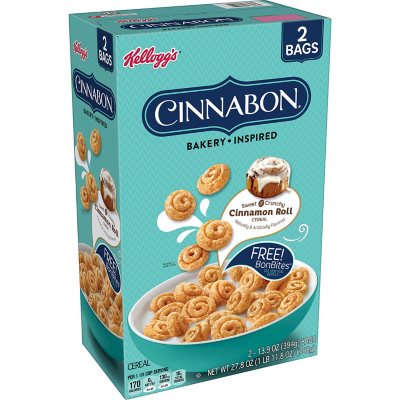 Kellogg's Cinnabon Cinnamon Roll Breakfast Cereal (2 pk.) - Sam's Club