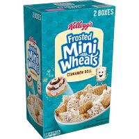 Kellogg's Frosted Mini-Wheats Breakfast Cereal, Cinnamon Roll (2 pk.)