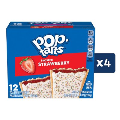 Kelloggs Pop Tarts Frosted Strawberry - 384 g