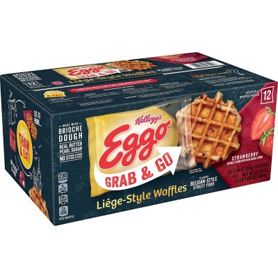 Kellogg's Eggo, Strawberry Liege-Style Waffle (12 ct.) - Sam's Club