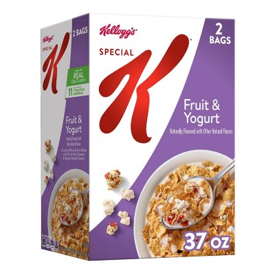 Special K Cereal, Fruit and Yogurt (37 oz., 2 pk.) - Sam's Club