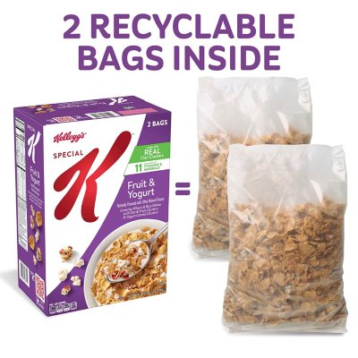 Special K Cereal, Fruit & Yogurt - 2 bags, 37 oz
