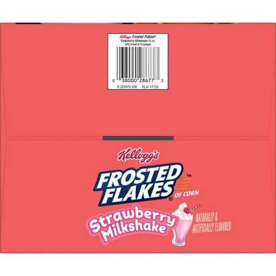 Kellogg's Frosted Flakes, Strawberry Milkshake (46 oz., 2 pk.)