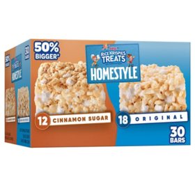 Rice Krispies Treats Homestyle Snack Bars, Variety Pack (34.9 oz., 30 ct.)