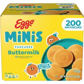 Kellogg's Eggo Minis Buttermilk Pancakes, 200 ct.