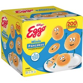 Kellogg's Eggo Minis Buttermilk Pancakes, 200 ct.