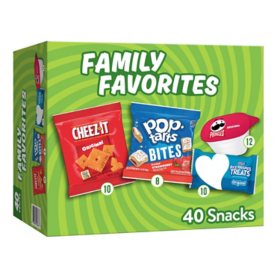Kellogg's Family Favorites Mix Variety Pack Snacks, 40 pk.