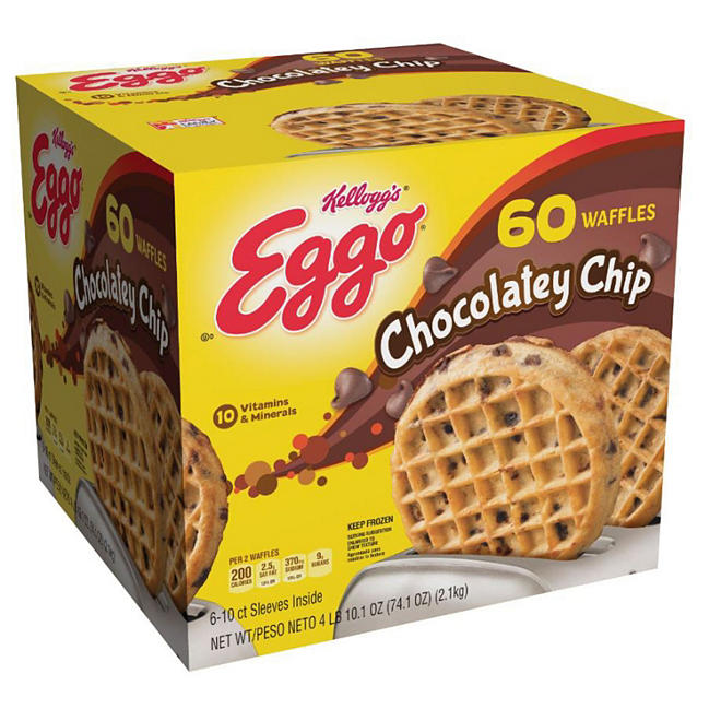 Kellogg's Eggo Chocolatey Chip Waffles (60 ct.)