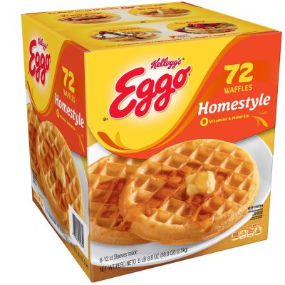 Kellogg's Eggo Homestyle Waffles (72 ct.) - Sam's Club