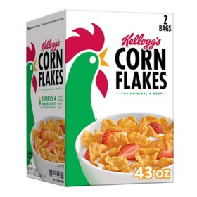 40 CEREALI KELLOGG'S CORN FLAKES 24 GR FRUMENTO MUESLI FIOCCHI DI MAIS  VITAMINE