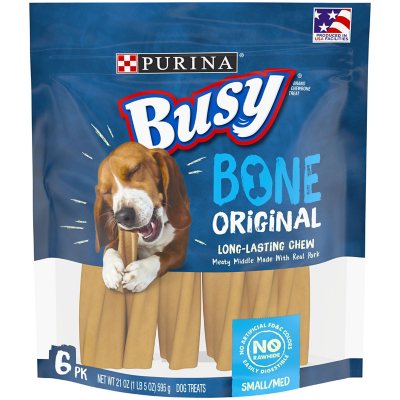 Purina Busy Bones for Small/Medium Dogs, Original (6 ct.) - Sam's Club