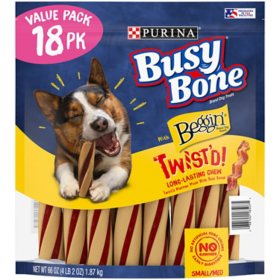 Purina Busy With Beggin' Twist'd Small/Medium Breed Dog Treats, 18 ct.