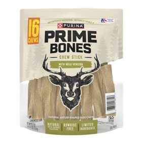 Purina Prime Bones Chew Stick with Wild Venison 16 ct.