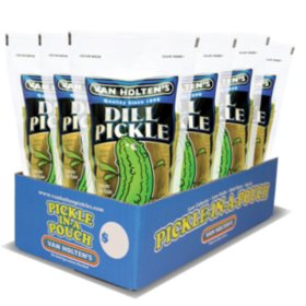 Van Holten's Pickle-In-A-Pouch Jumbo Dill, 12 pk.