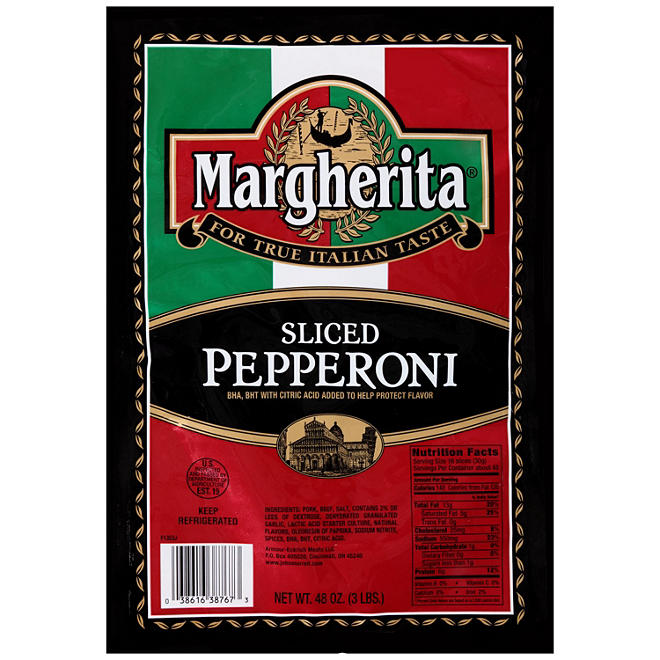 Margherita Sliced Pepperoni (48 oz.)
