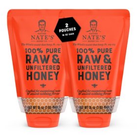Nature Nate's 100% Pure Raw and Unfiltered Honey (16 oz., 2 pk)