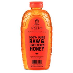 Nature Nate's 100% Pure Raw and Unfiltered Honey 44 oz.