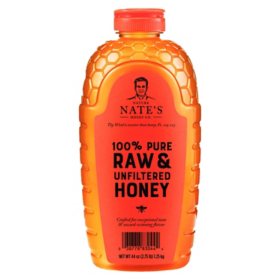 Nature Nate's 100% Pure Raw and Unfiltered Honey 44 oz.