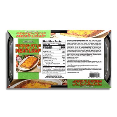 Cedarlane Mexican-Style Turkey Meatloaf, Frozen (32 oz.) - Sam's Club