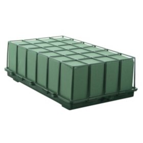 1 2/3 Brick Cage with Aquafoam - Green (6 ct.)