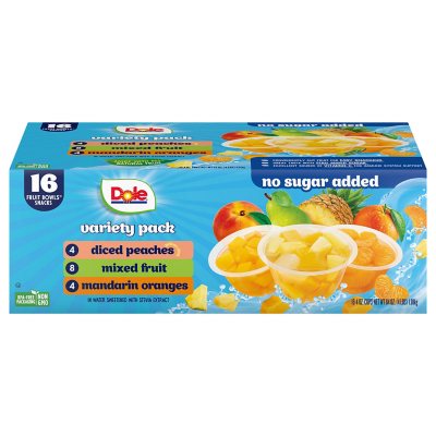 Save on Dole Fruit Cups Mixed Fruit No Sugar Added - 4 ct Order Online  Delivery