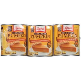 Libby's 100% Pure Pumpkin (29 oz., 3 pk.)