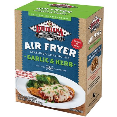 Louisiana Fish Fry Products Air Fryer Seasoned Coating Mix, Chicken - 5 oz