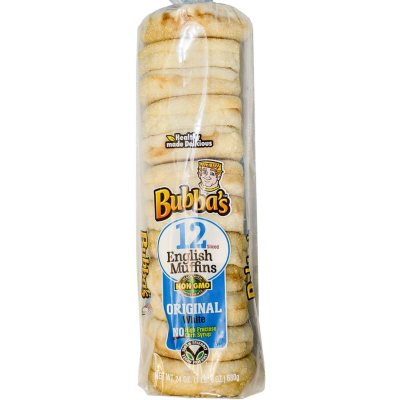 Bubba's Classic White English Muffins (24 ct., 48 oz.) - Sam's Club