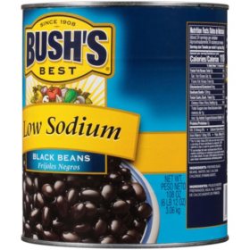 Bush's Low-Sodium Black Beans (108 oz.)