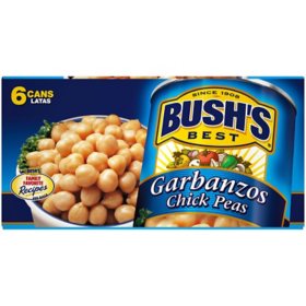 Bush's Best Fancy Garbanzo Beans 16 oz., 6 pk.