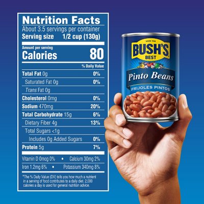 Bush's Pinto Beans 16 oz., 6 pk.