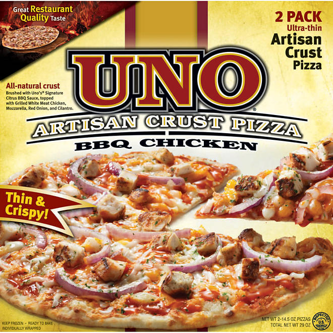 UNO Artisan Crust Pizza - BBQ Chicken - 14.5 oz. - 2 pk.