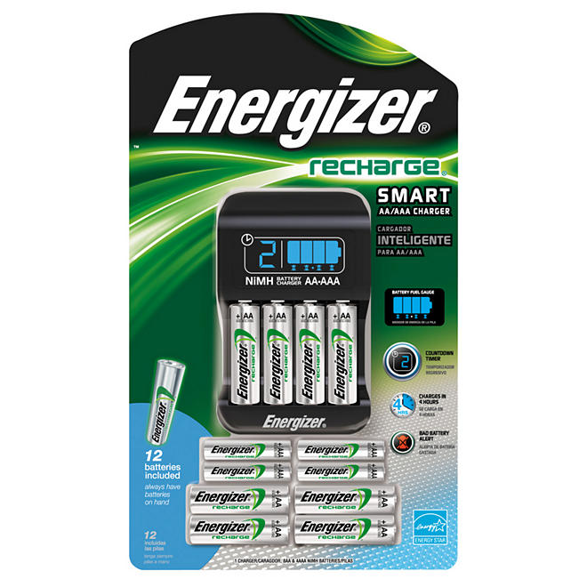 Energizer® Rechargeable Batteries & Charger