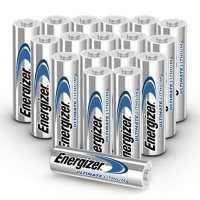 Energizer Ultimate Lithium AA Batteries, 18 Pack