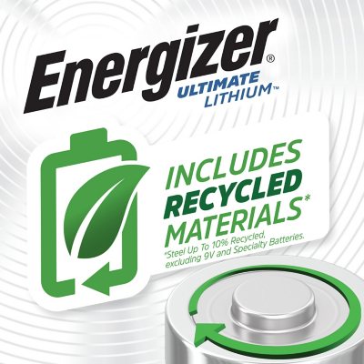 Energizer Ultimate Lithium AA 18-Pack - Longest-Lasting 