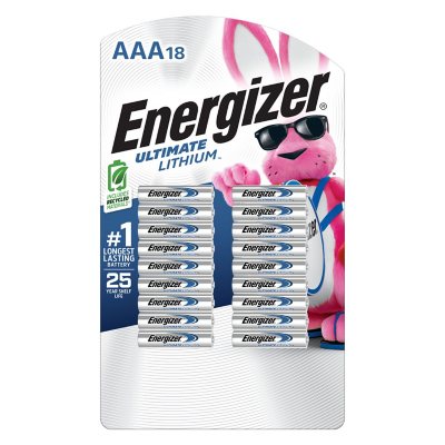 Energizer Ultimate Lithium AAA Batteries (18 Pack)