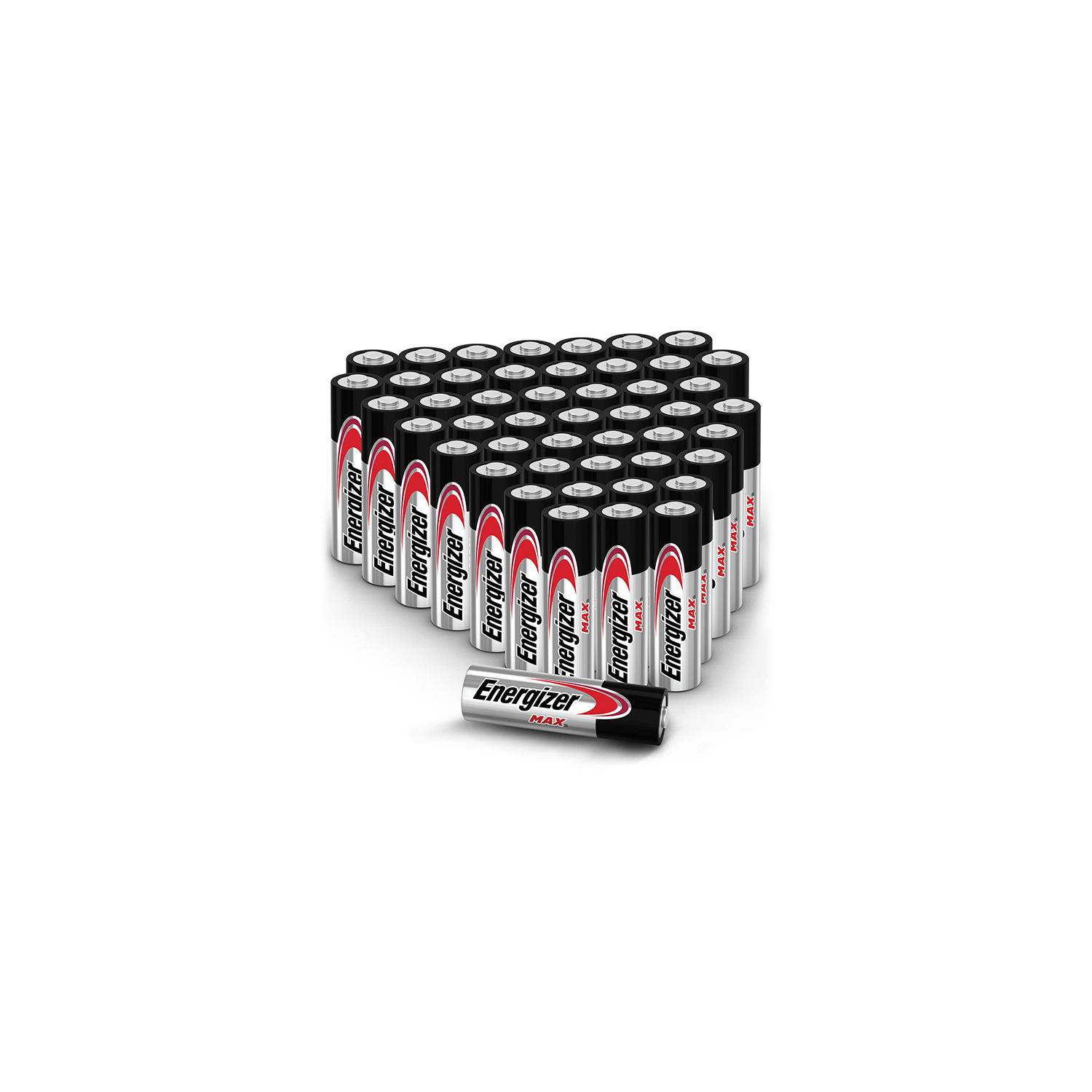 48-Pack Energizer MAX Alkaline AA Batteries (E91TP2-24)
