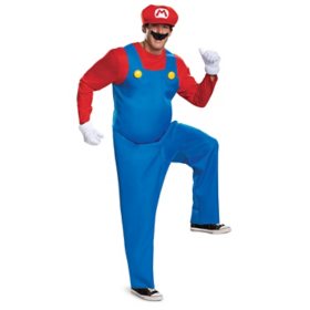 Disguise Mario Deluxe Halloween Adult Costume (Assorted Sizes)