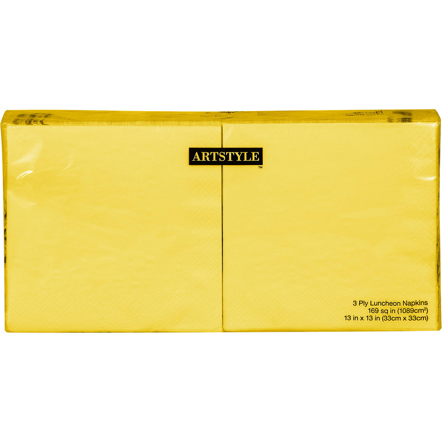 Artstyle 3-Ply Lunch Napkins, 6.5' (200 ct.) - Yellow