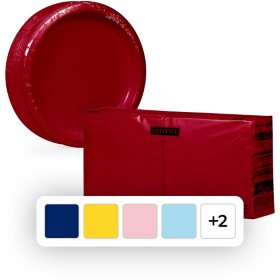 Artstyle Paper Plate & Napkin Kit, 285 ct., Choose Color