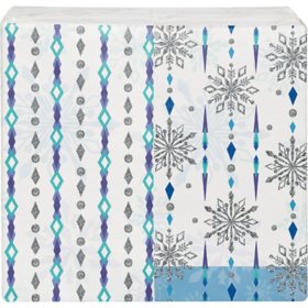 Artstyle Holiday Frost and Freeze Dinner Napkins, 4" x 8" (150 ct.)