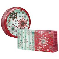 Artstyle Festive Snowflakes Paper Plates and Napkins Kit (290 ct.)