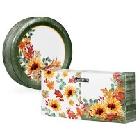 Artstyle Hello Harvest Paper Plates and Napkins Kit (285 ct.)