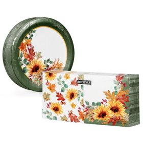 Artstyle Fall is in the Air Paper Plates & Napkins Kit (285 ct.)