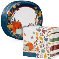 Artstyle Hello Harvest Paper Plates and Napkins Kit (200 ct.)
