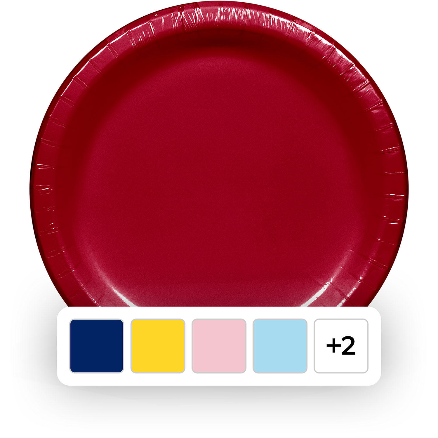 Artstyle Dinner Paper Plates, 10' (85 ct.) - Red