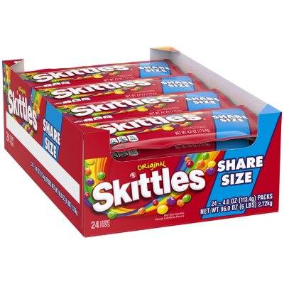 Skittles Original Candy (4 oz., 24 pk.) - Sam's Club