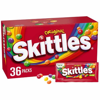 Skittles Candy Packs - Tropical: 36-Piece Box