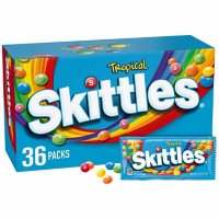 Skittles Tropical Full Size Fruity Chewy Candy Bulk Pack (2.17 oz., 36 ct.)		 					 					